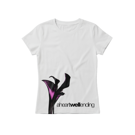 TRUST US WE LIE ALBUM COVER WOMENS TEE - WHITE