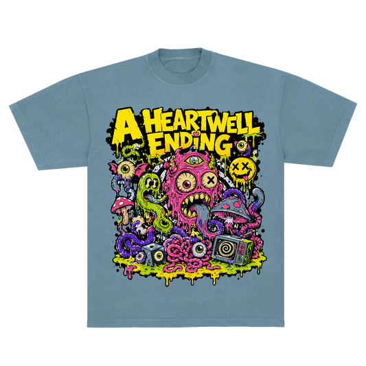 MONSTERS SEA BLUE TSHIRT