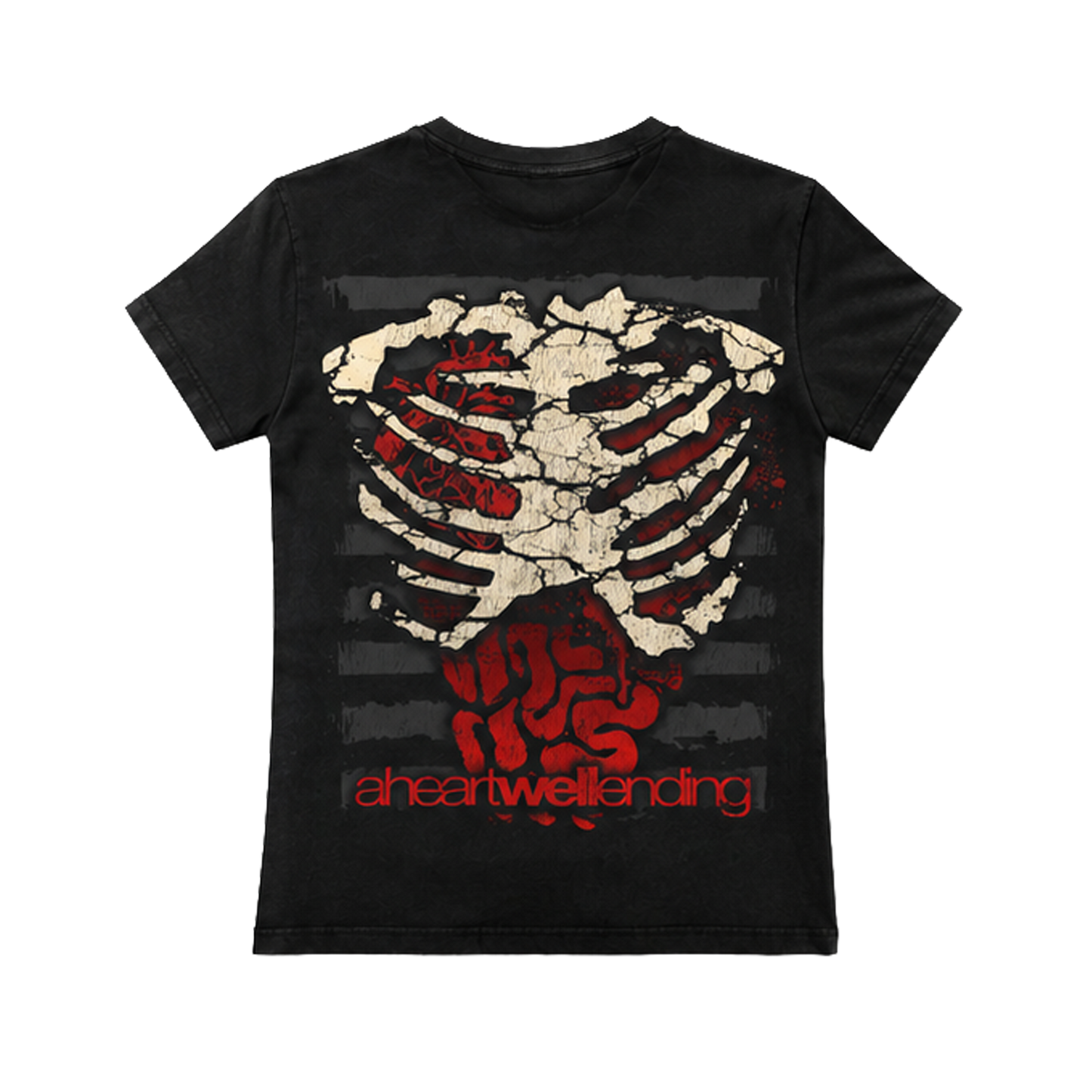 RIBCAGE TSHIRT - BLACK