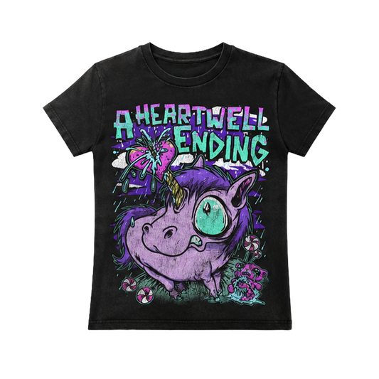 UNICORN TSHIRT - BLACK
